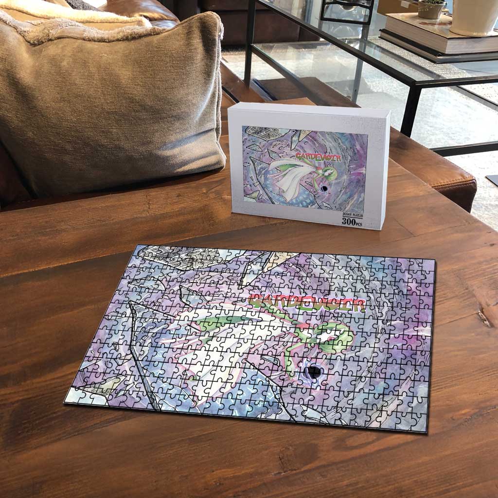 Gardevoir Puzzle Shattered Crystal Galaxy Art