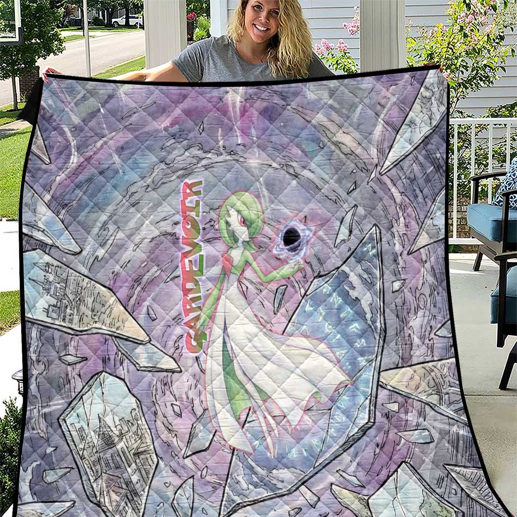Gardevoir Quilt Shattered Crystal Galaxy Art