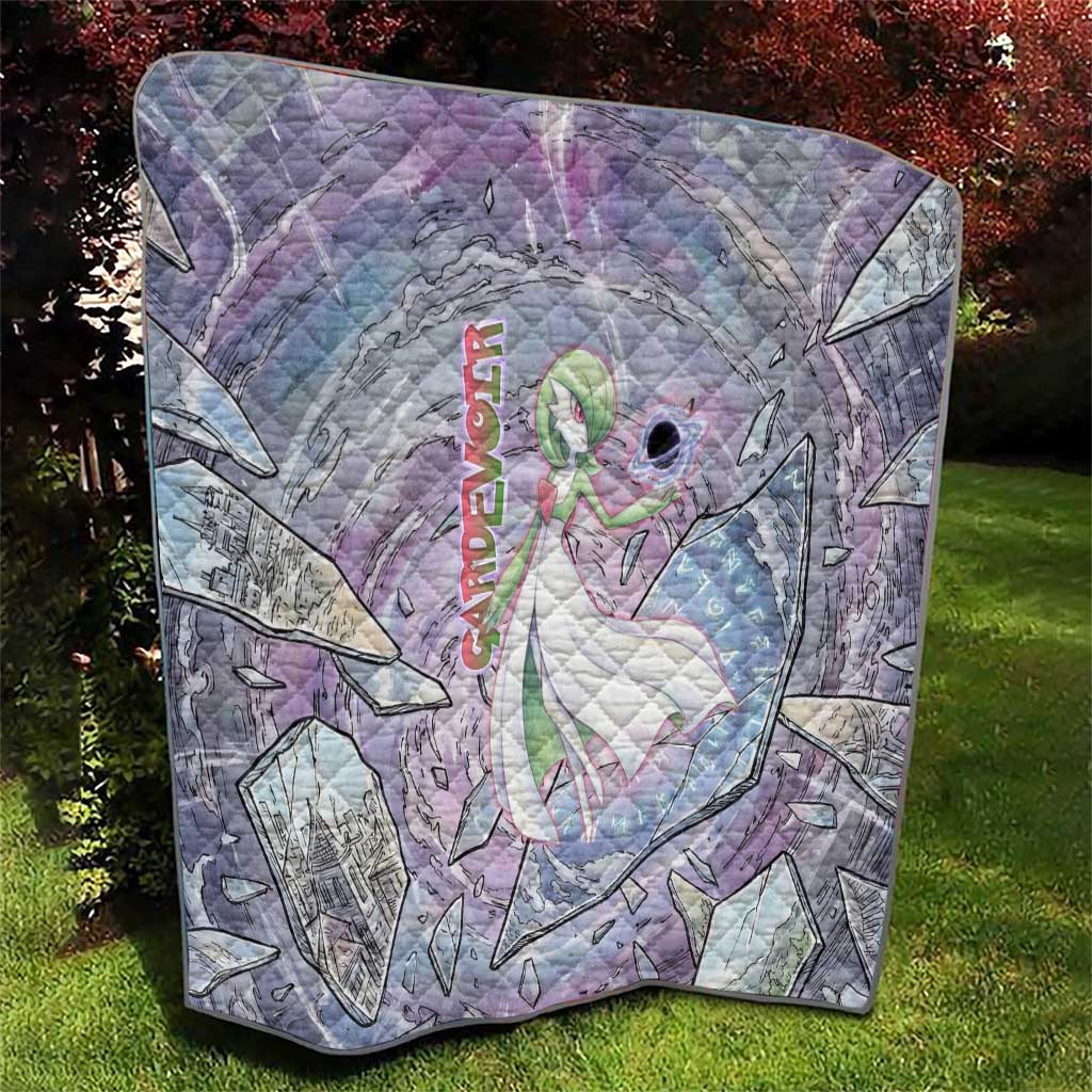Gardevoir Quilt Shattered Crystal Galaxy Art