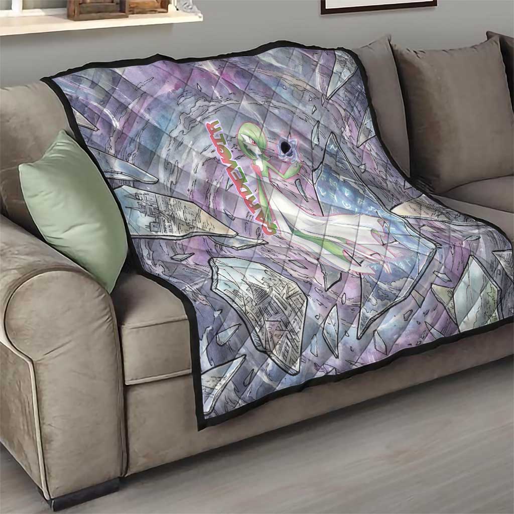 Gardevoir Quilt Shattered Crystal Galaxy Art
