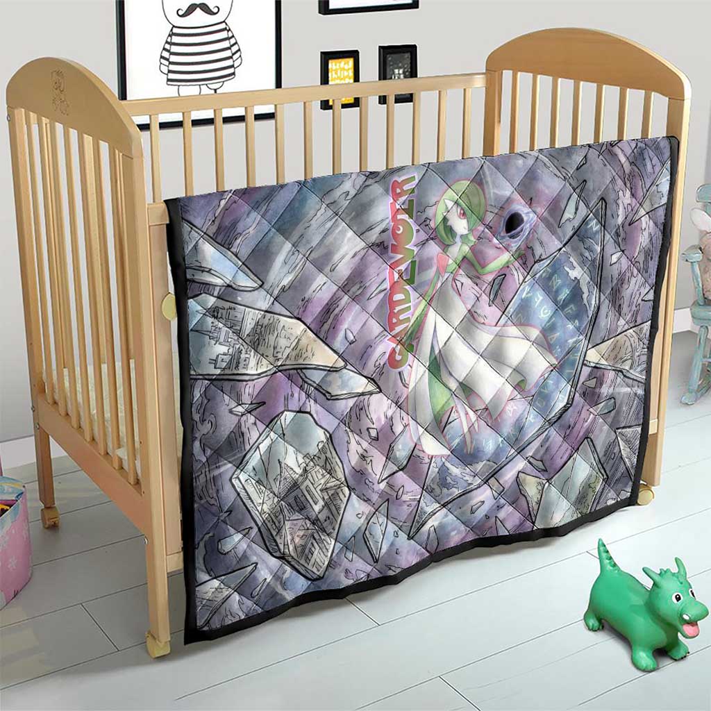 Gardevoir Quilt Shattered Crystal Galaxy Art