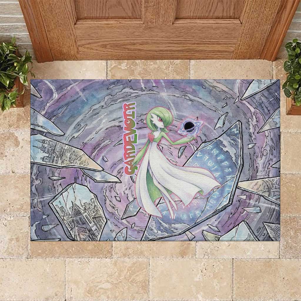 Gardevoir Rubber Doormat Shattered Crystal Galaxy Art