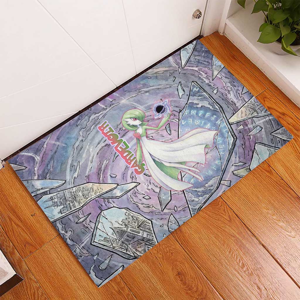 Gardevoir Rubber Doormat Shattered Crystal Galaxy Art