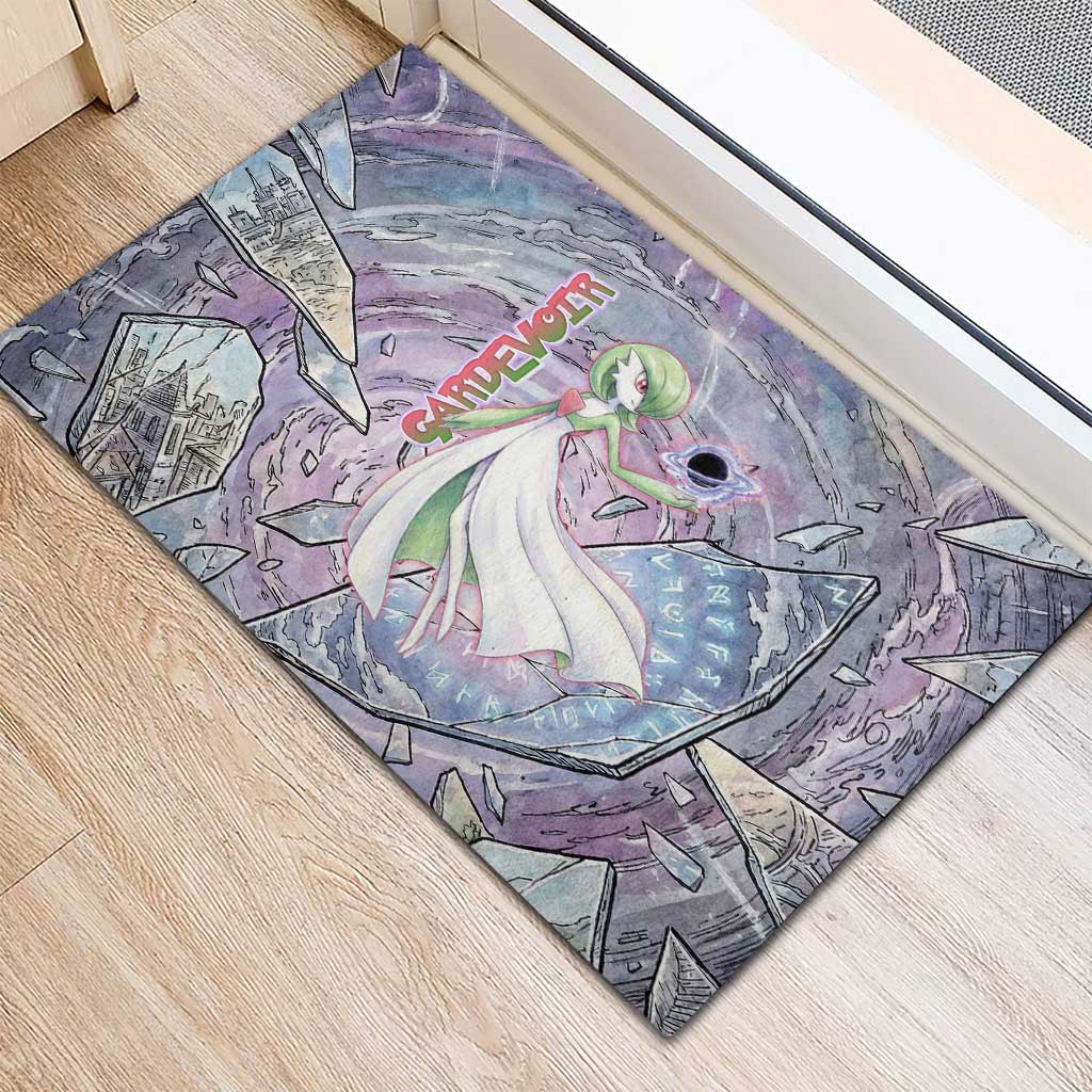 Gardevoir Rubber Doormat Shattered Crystal Galaxy Art