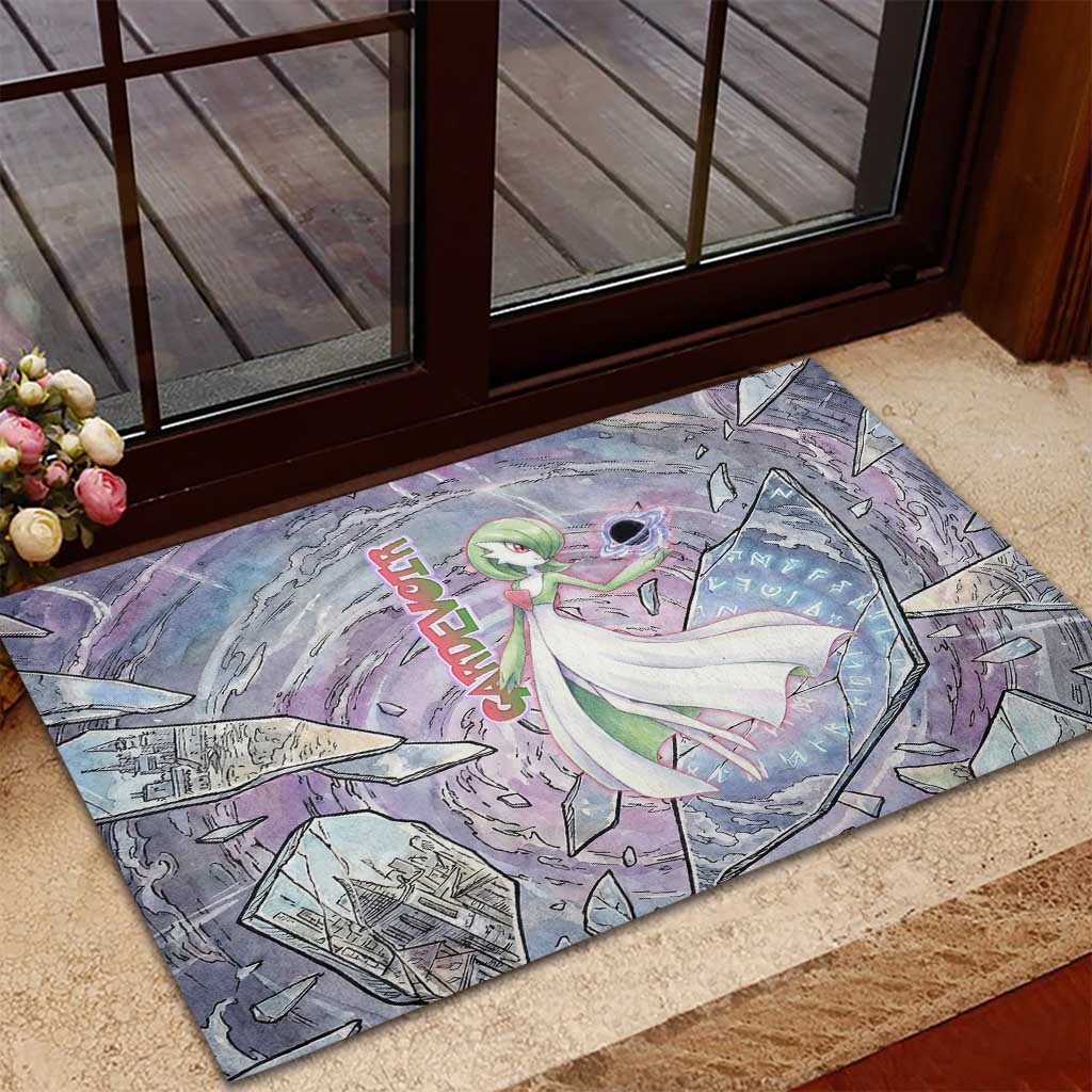 Gardevoir Rubber Doormat Shattered Crystal Galaxy Art