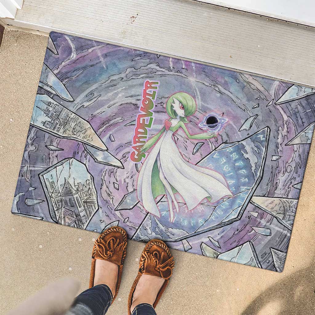 Gardevoir Rubber Doormat Shattered Crystal Galaxy Art