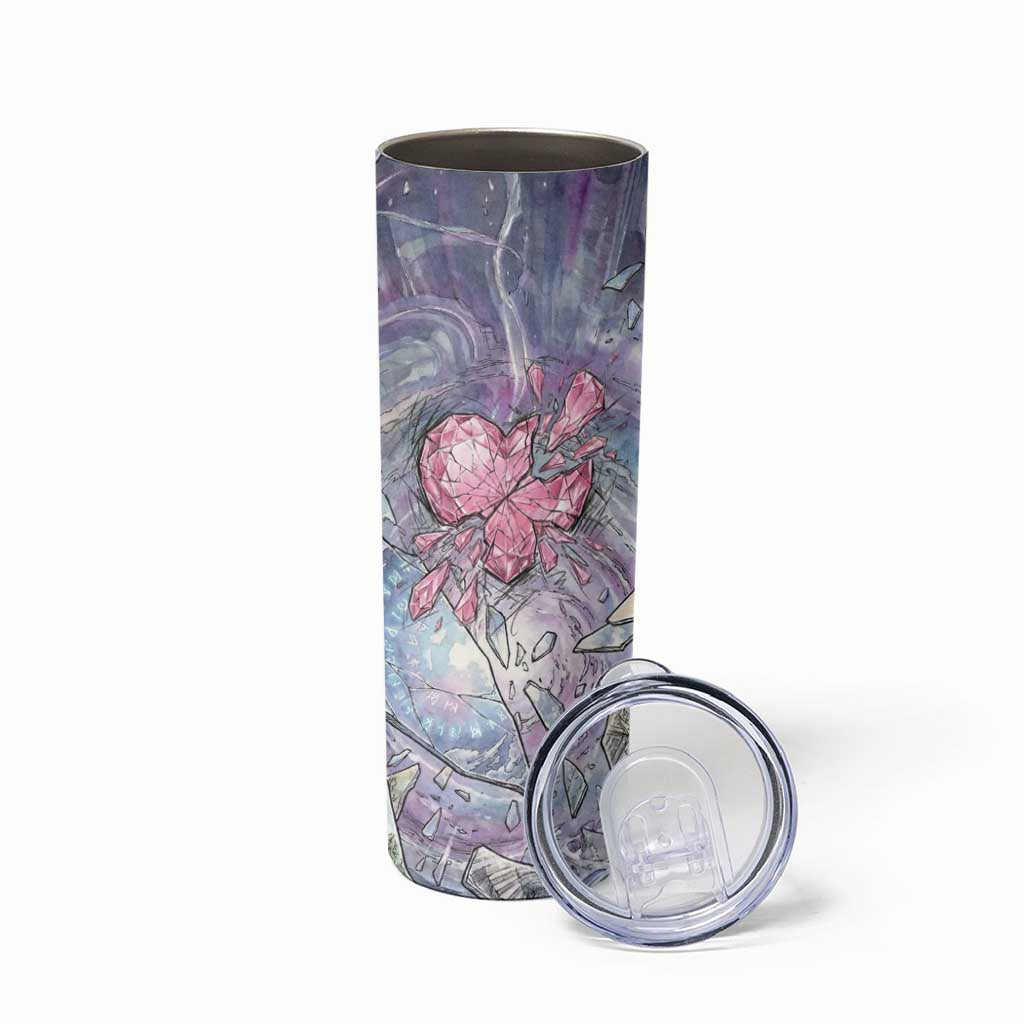 Gardevoir Skinny Tumbler Shattered Crystal Galaxy Art