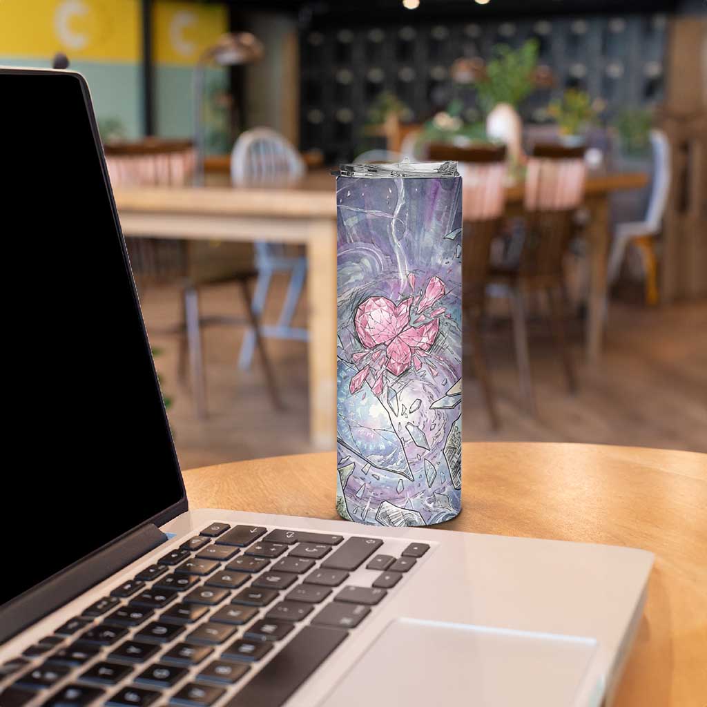 Gardevoir Skinny Tumbler Shattered Crystal Galaxy Art