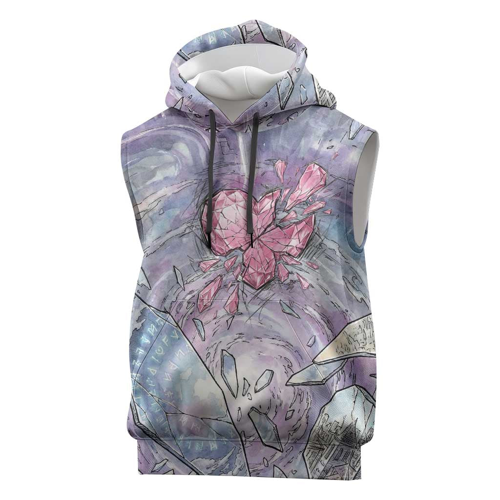 Gardevoir Sleeveless Hoodie Shattered Crystal Galaxy Art