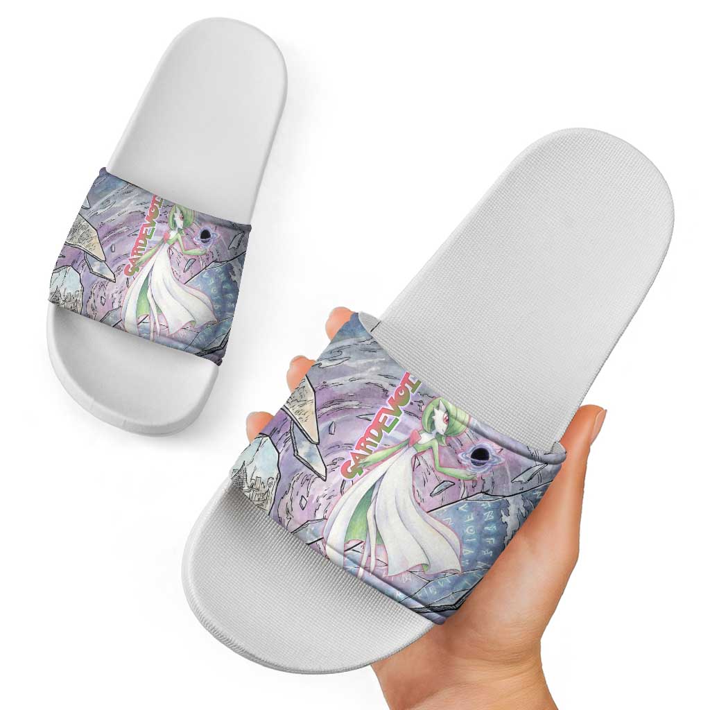Gardevoir Slide Sandals Shattered Crystal Galaxy Art