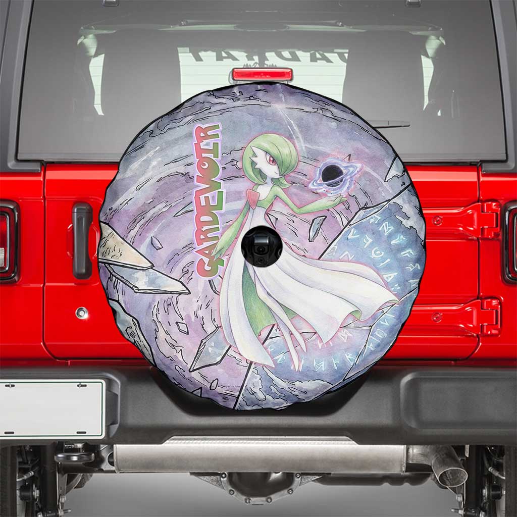 Gardevoir Spare Tire Cover Shattered Crystal Galaxy Art