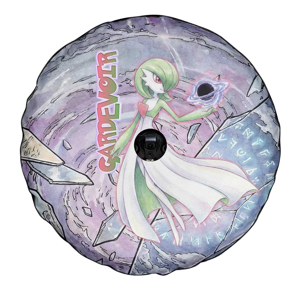 Gardevoir Spare Tire Cover Shattered Crystal Galaxy Art