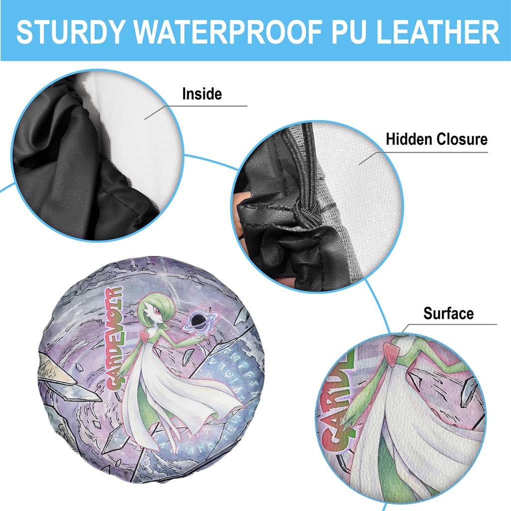 Gardevoir Spare Tire Cover Shattered Crystal Galaxy Art
