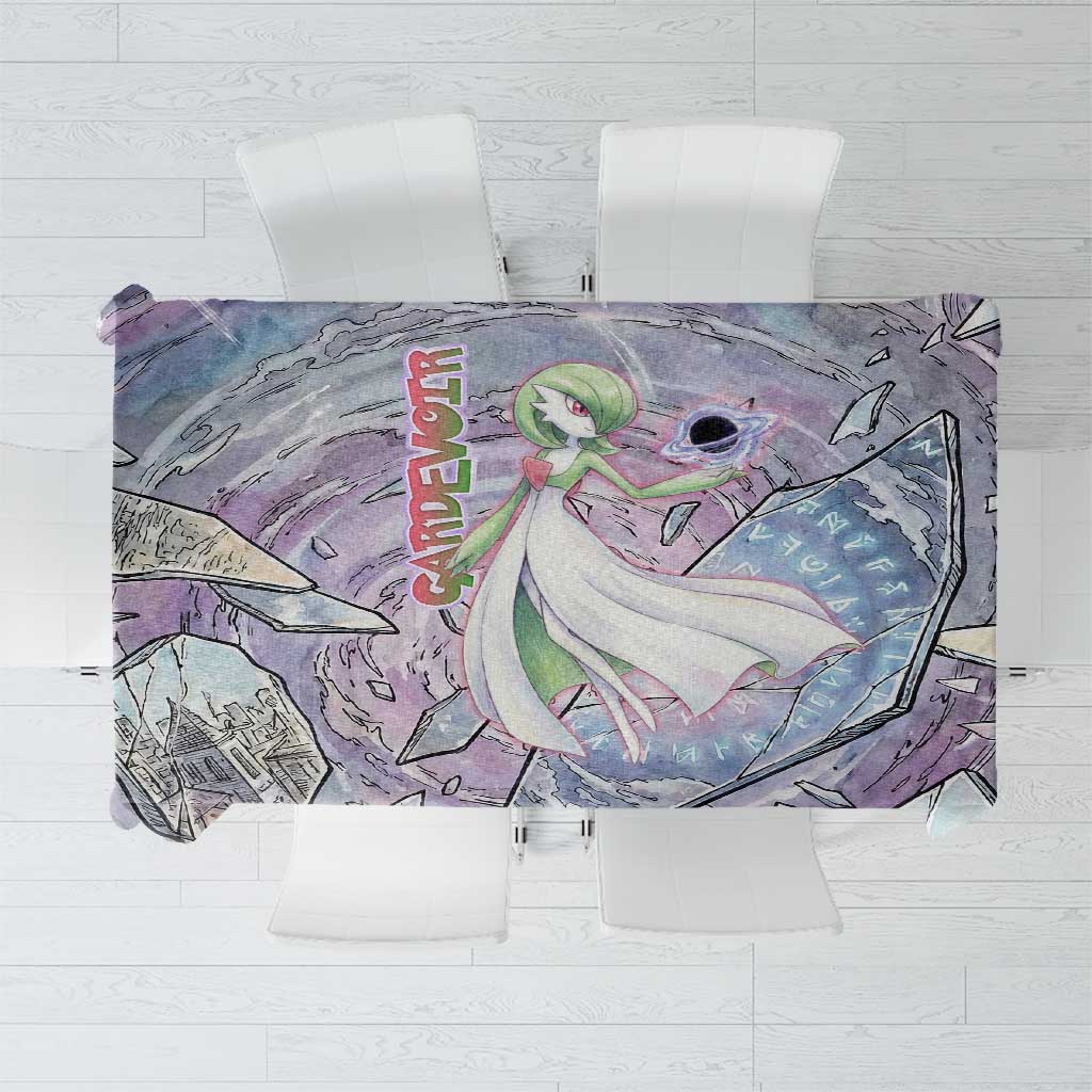 Gardevoir Tablecloth Shattered Crystal Galaxy Art