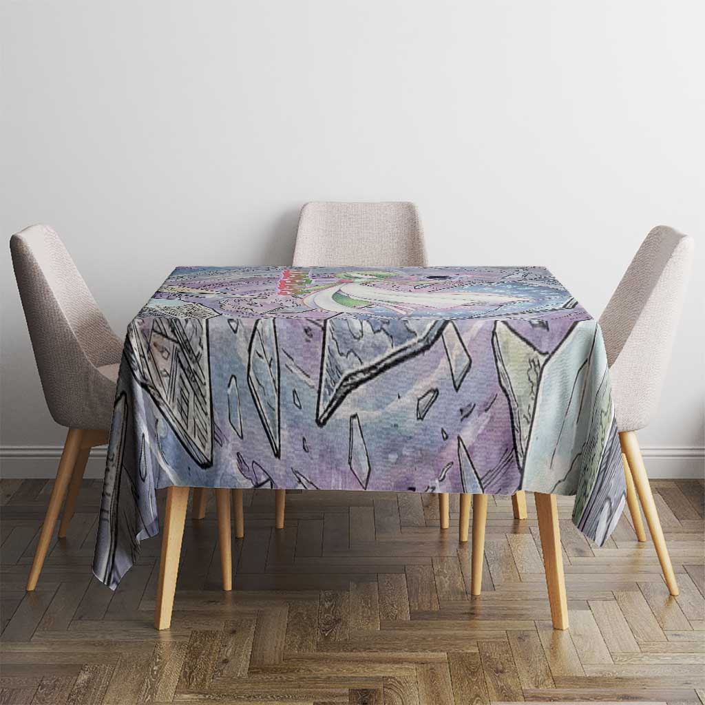 Gardevoir Tablecloth Shattered Crystal Galaxy Art
