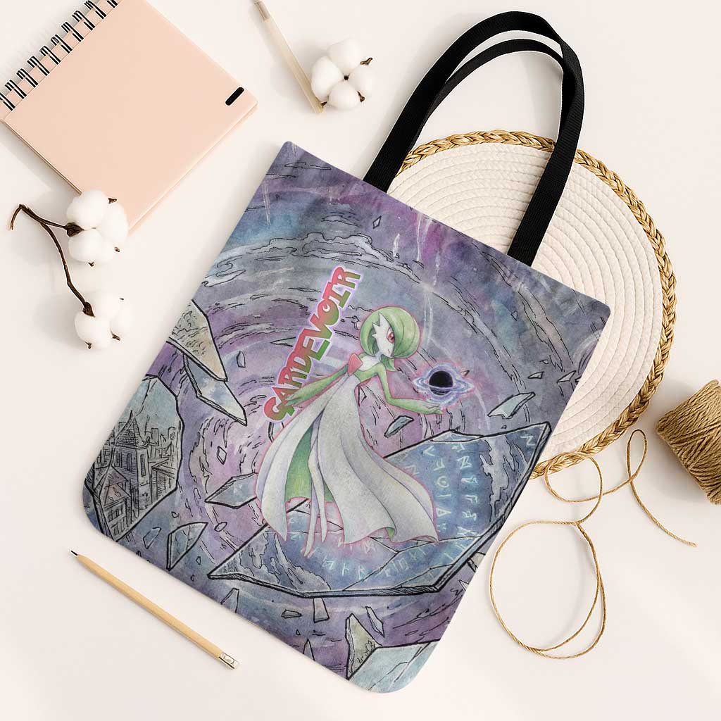 Gardevoir Tote Bag Shattered Crystal Galaxy Art