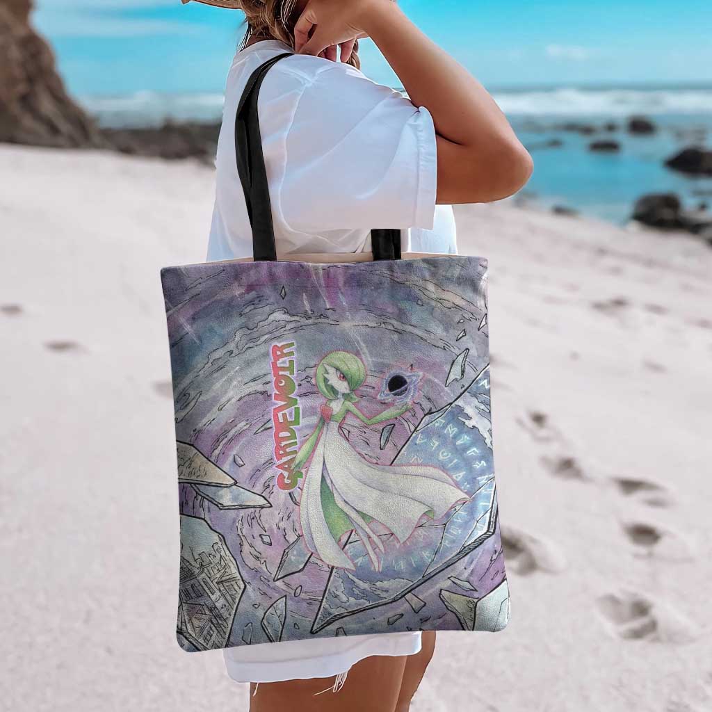 Gardevoir Tote Bag Shattered Crystal Galaxy Art