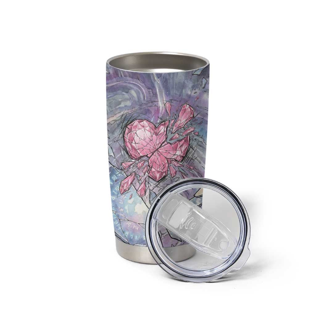 Gardevoir Tumbler Cup Shattered Crystal Galaxy Art