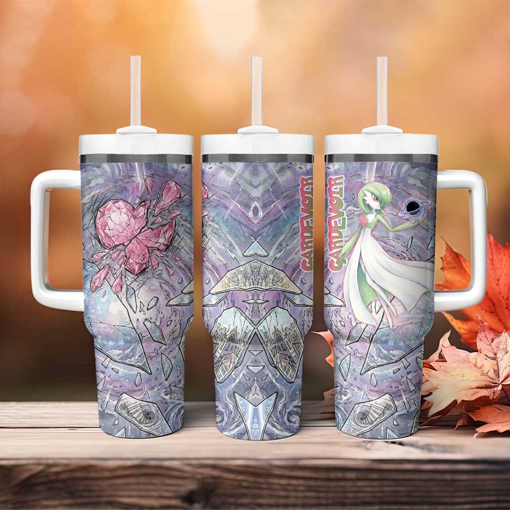Gardevoir Tumbler With Handle Shattered Crystal Galaxy Art