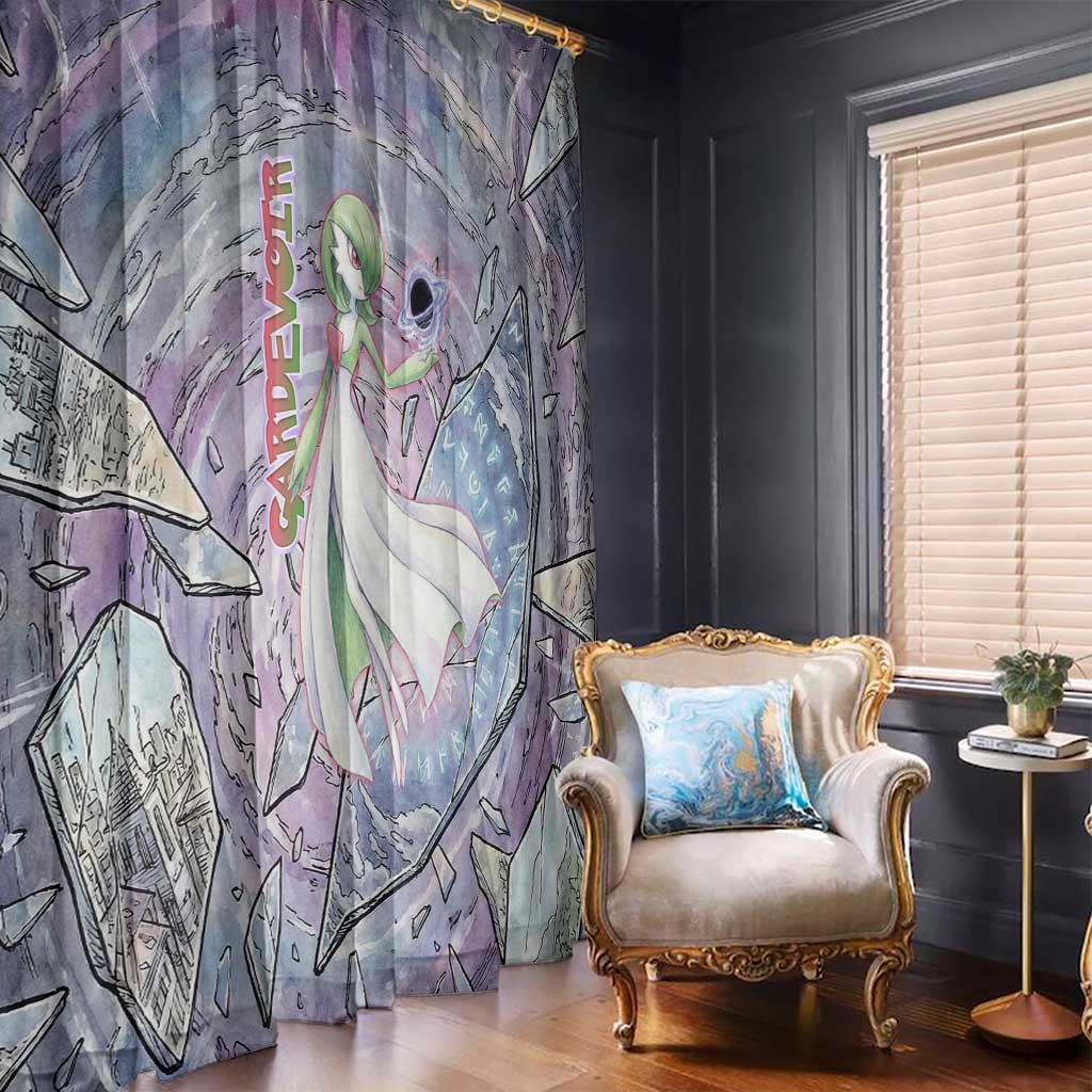 Gardevoir Window Curtain Shattered Crystal Galaxy Art