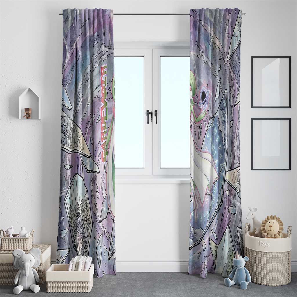 Gardevoir Window Curtain Shattered Crystal Galaxy Art