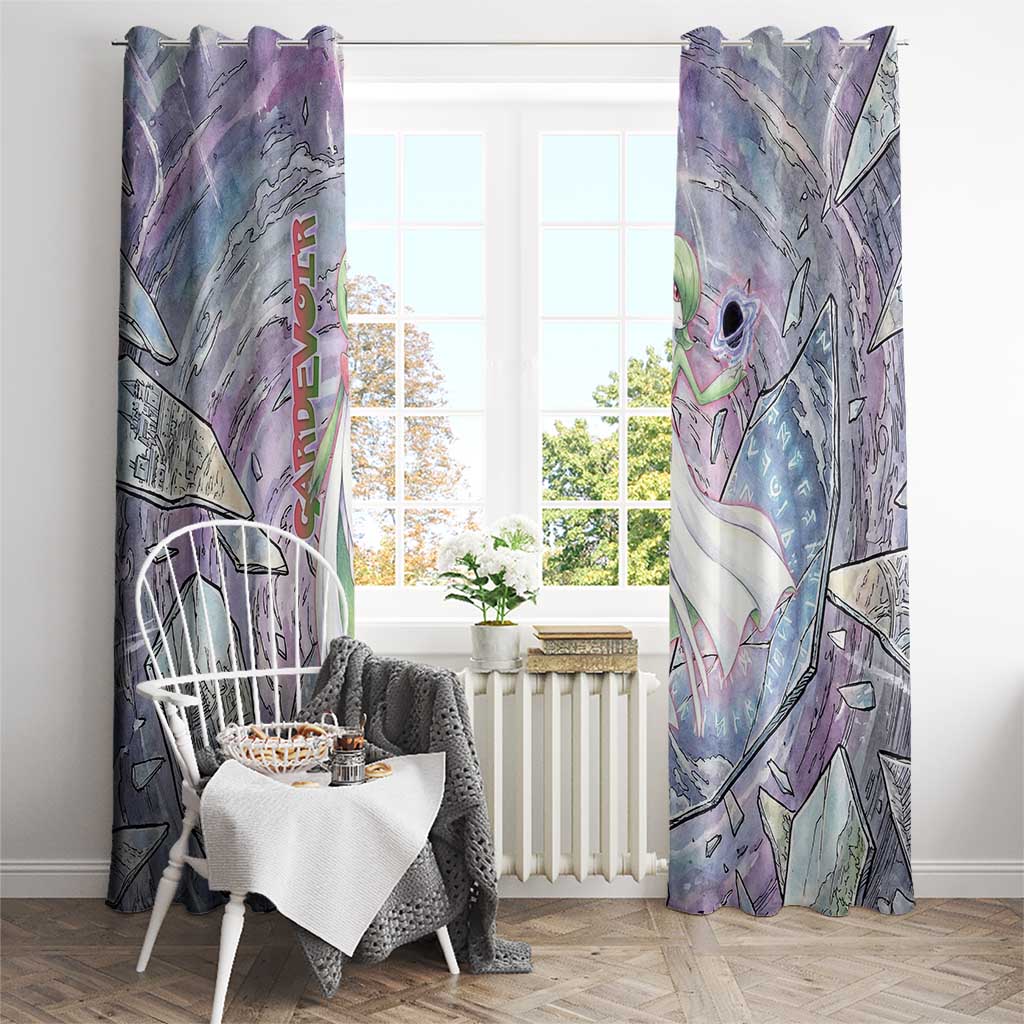 Gardevoir Window Curtain Shattered Crystal Galaxy Art