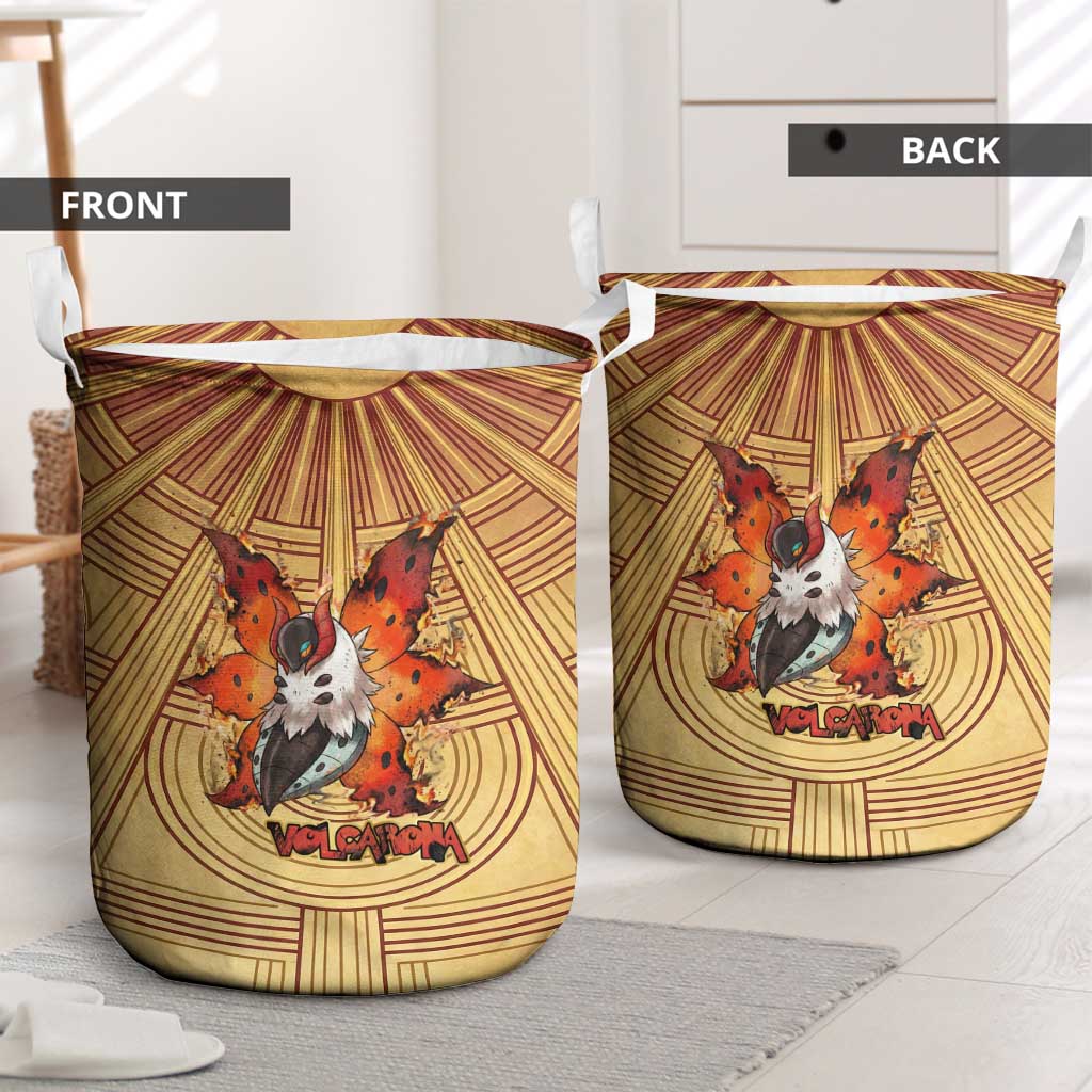 Volcarona Laundry Basket Aztec Sun God Tapestry Art