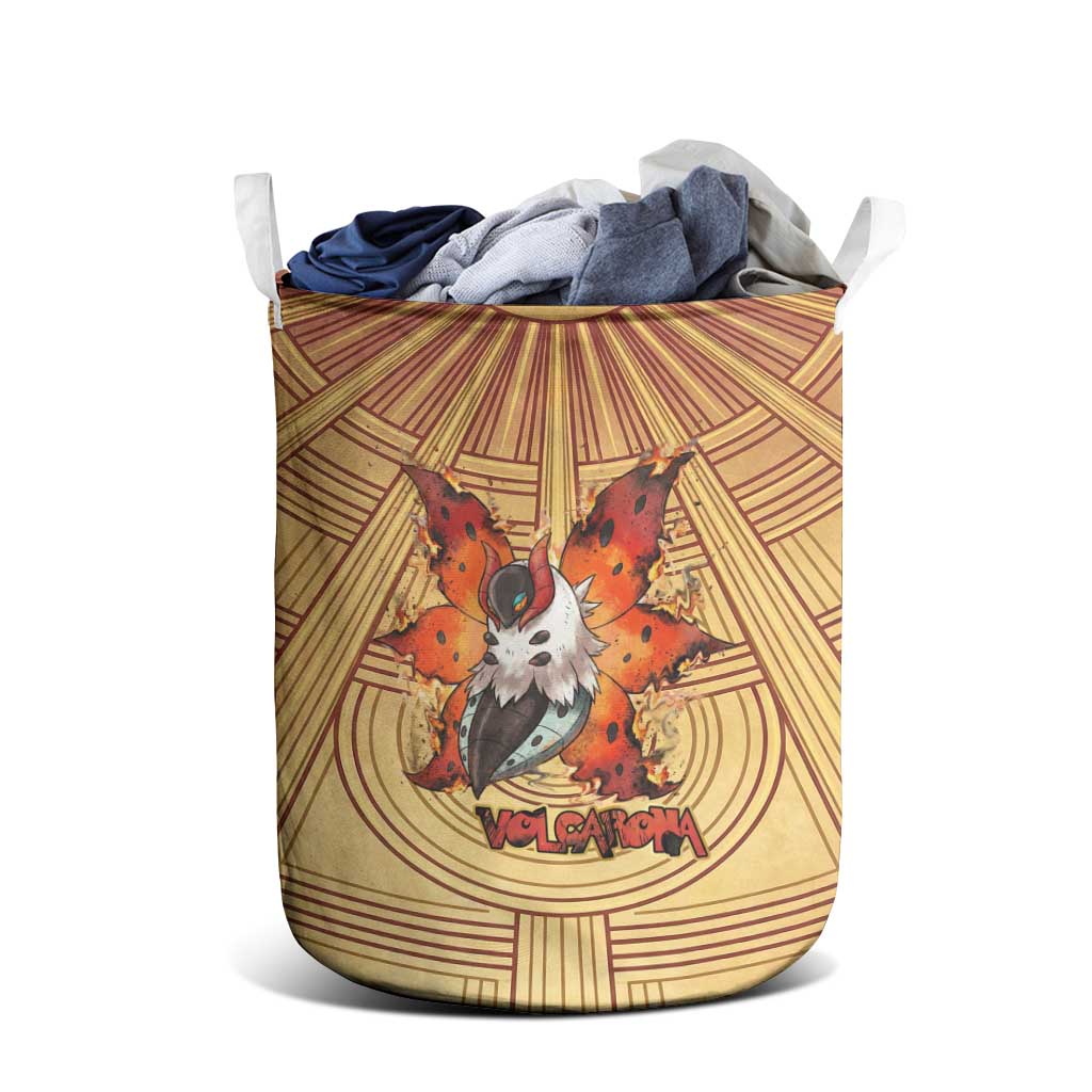 Volcarona Laundry Basket Aztec Sun God Tapestry Art