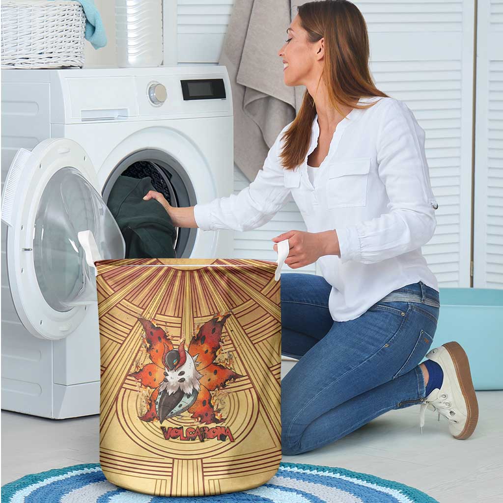 Volcarona Laundry Basket Aztec Sun God Tapestry Art