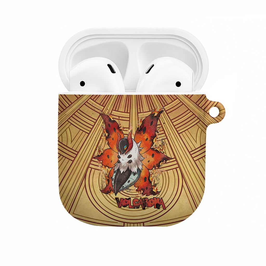 Volcarona AirPods Case Aztec Sun God Tapestry Art