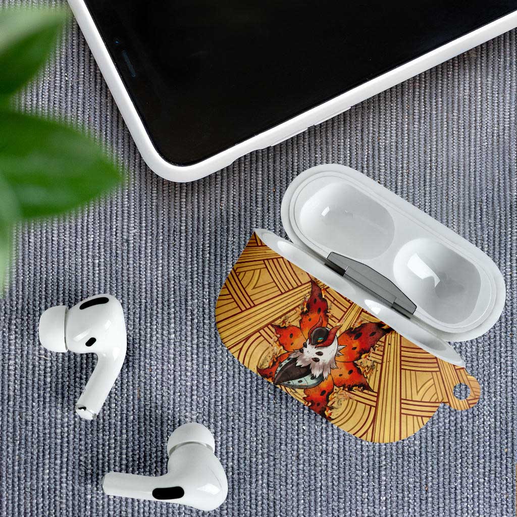 Volcarona AirPods Case Aztec Sun God Tapestry Art