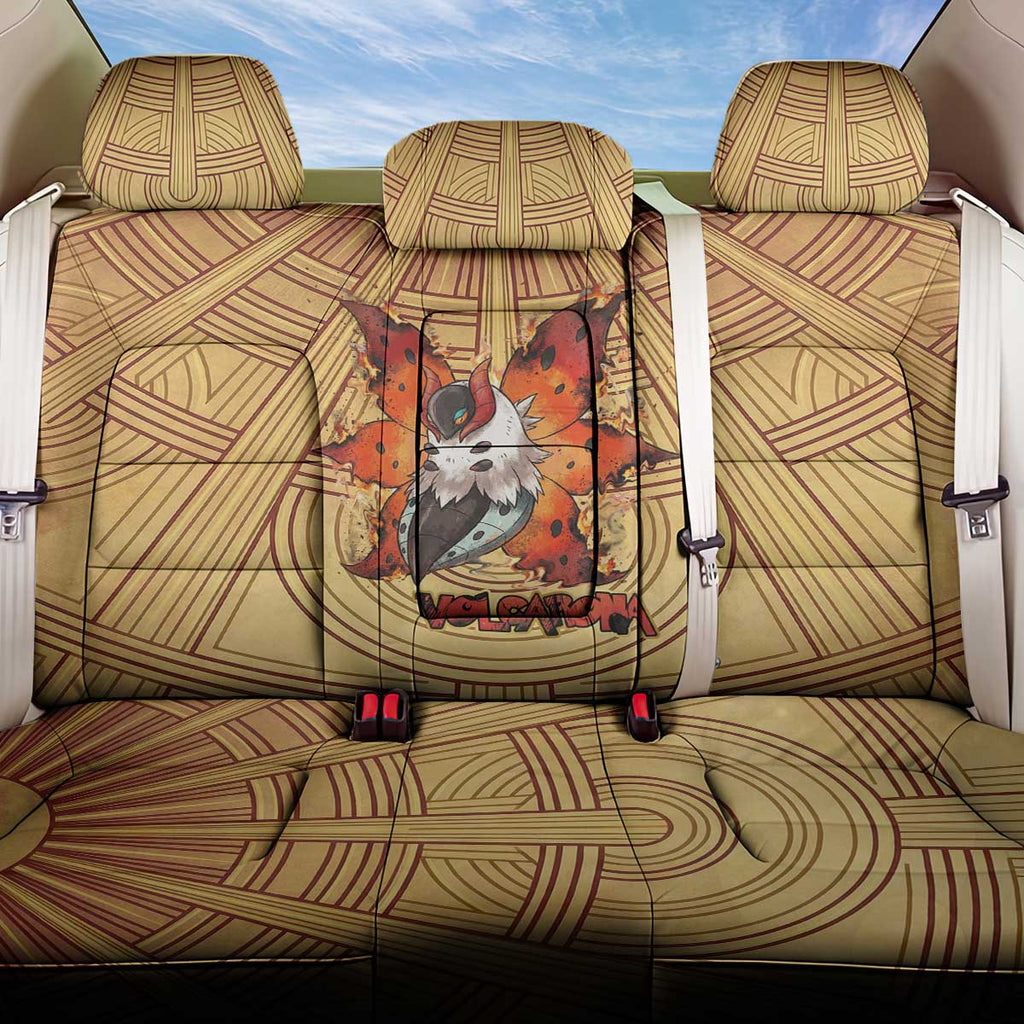 Volcarona Back Car Seat Cover Aztec Sun God Tapestry Art