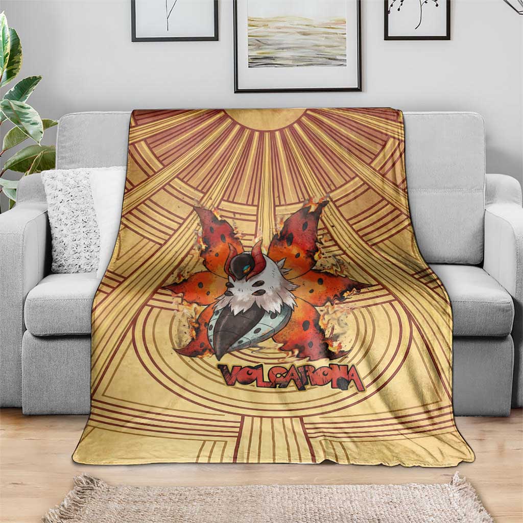 Volcarona Blanket Aztec Sun God Tapestry Art