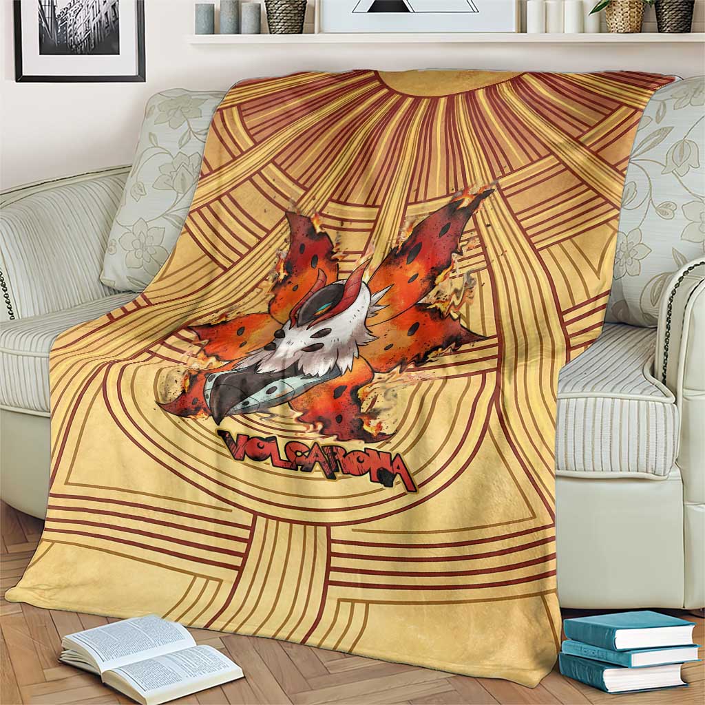 Volcarona Blanket Aztec Sun God Tapestry Art