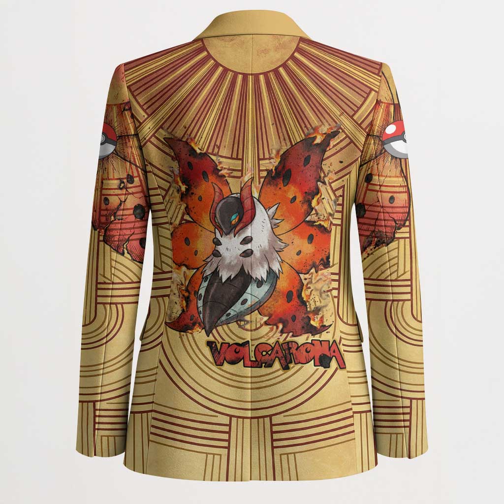 Volcarona Blazer Aztec Sun God Tapestry Art