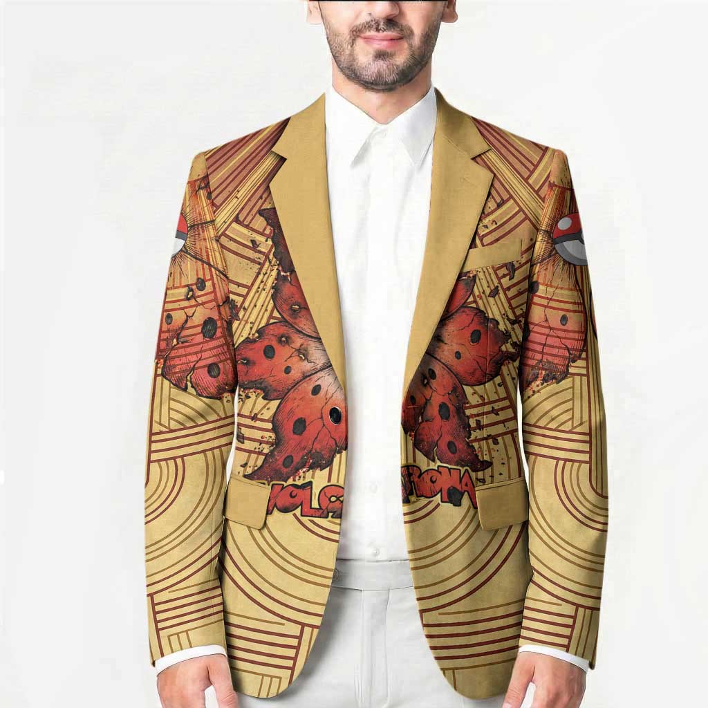 Volcarona Blazer Aztec Sun God Tapestry Art