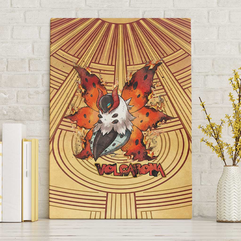 Volcarona Canvas Wall Art Aztec Sun God Tapestry Art
