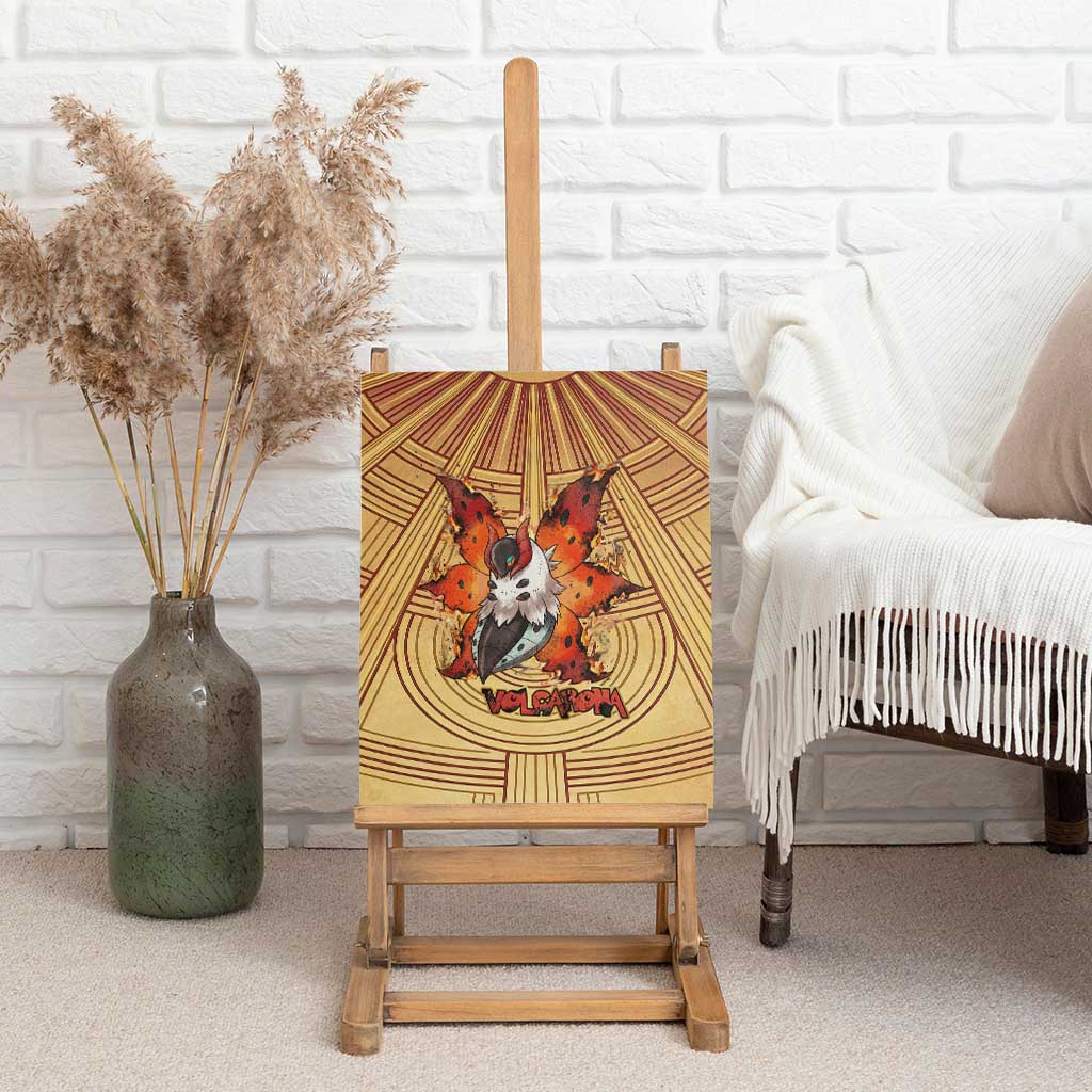 Volcarona Canvas Wall Art Aztec Sun God Tapestry Art