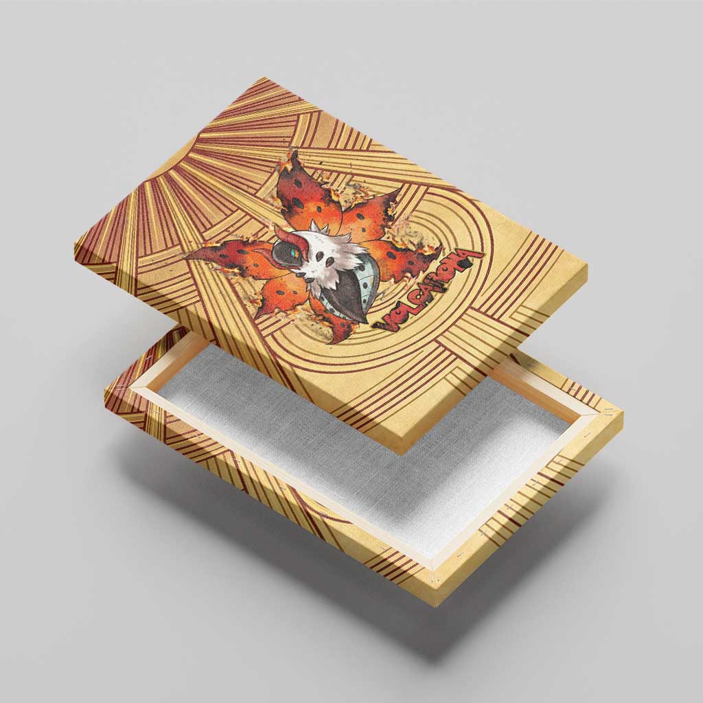 Volcarona Canvas Wall Art Aztec Sun God Tapestry Art