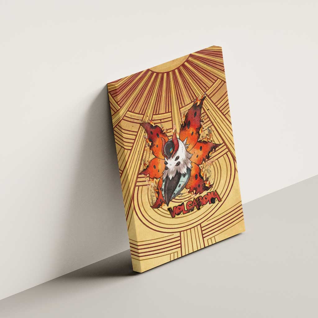 Volcarona Canvas Wall Art Aztec Sun God Tapestry Art