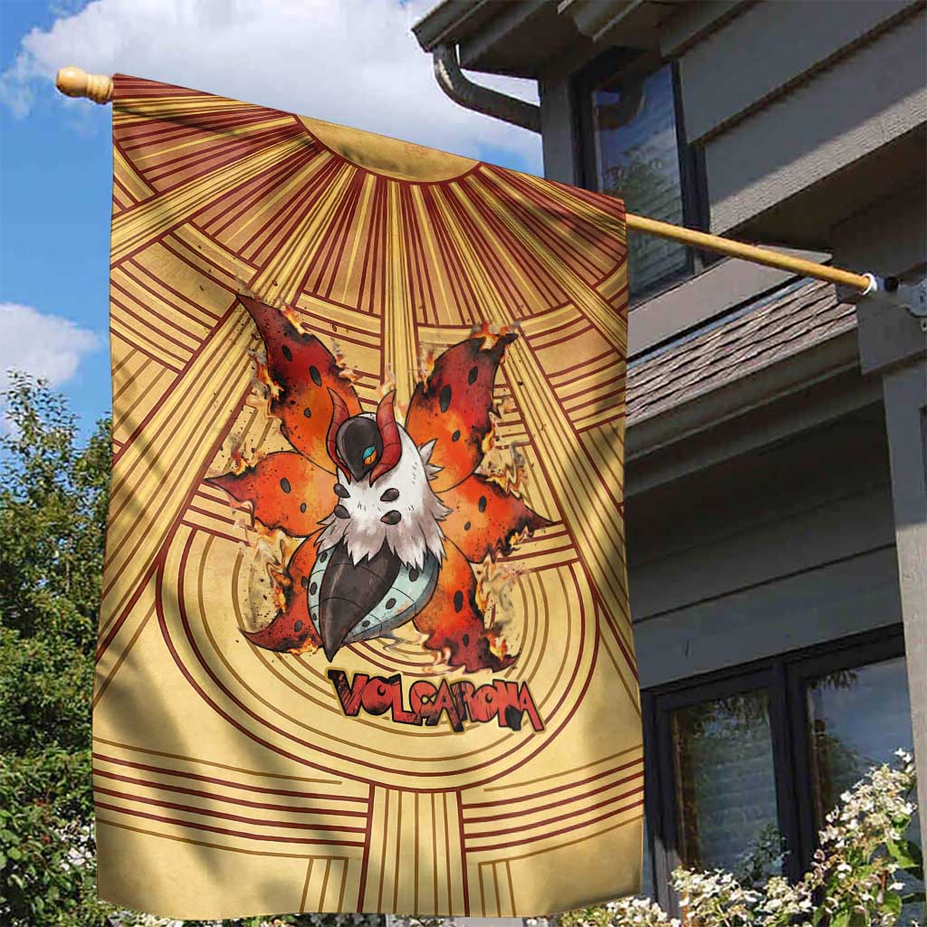 Volcarona Garden Flag Aztec Sun God Tapestry Art