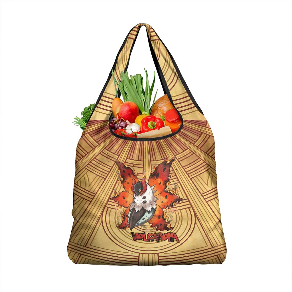 Volcarona Grocery Bag Aztec Sun God Tapestry Art