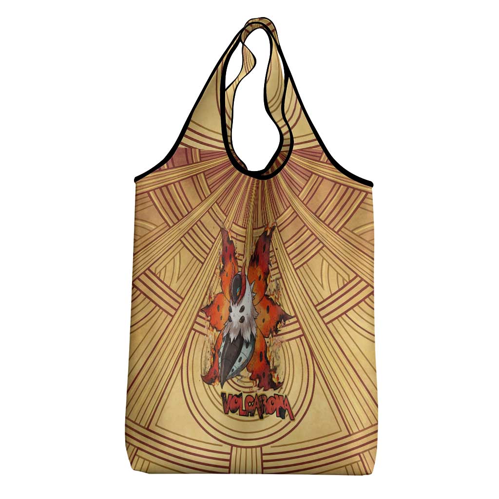 Volcarona Grocery Bag Aztec Sun God Tapestry Art