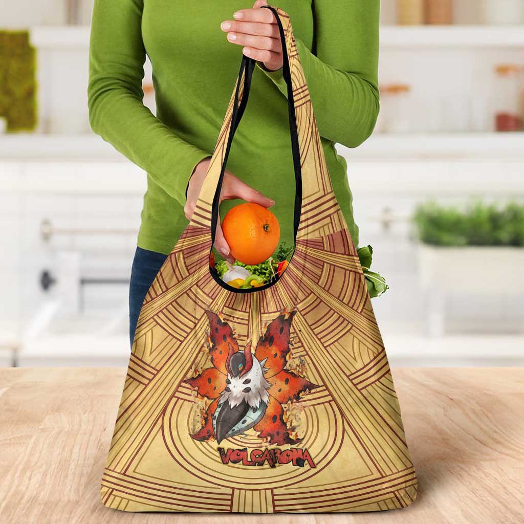 Volcarona Grocery Bag Aztec Sun God Tapestry Art