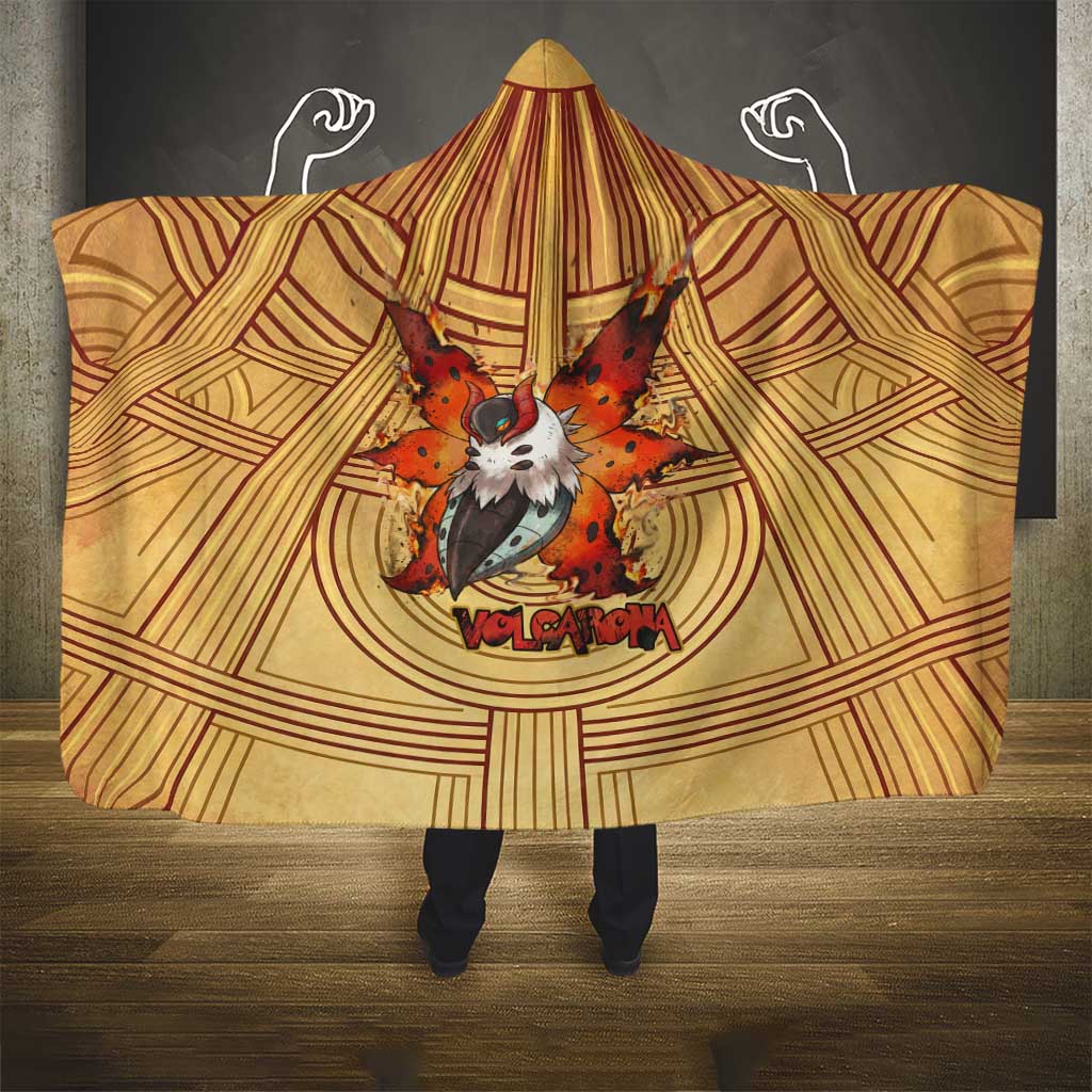 Volcarona Hooded Blanket Aztec Sun God Tapestry Art