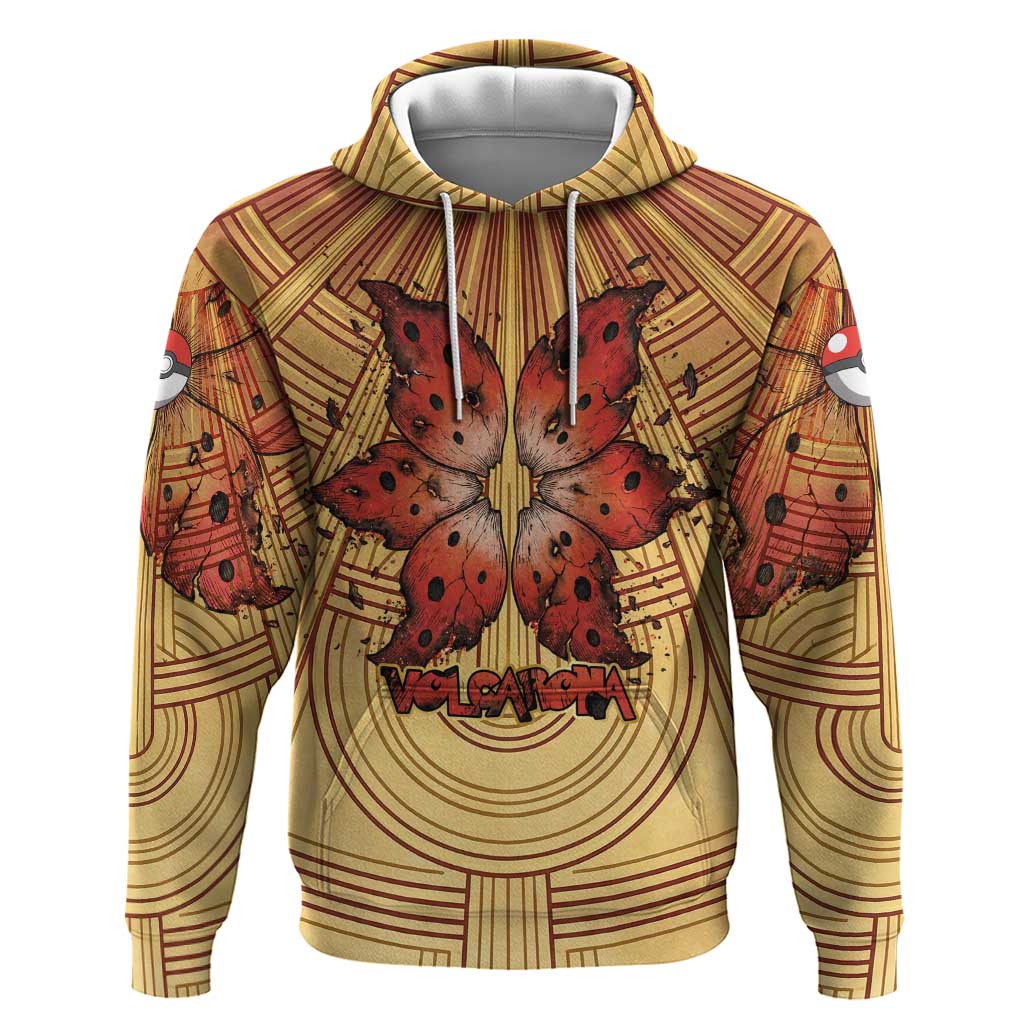 Volcarona Hoodie Aztec Sun God Tapestry Art