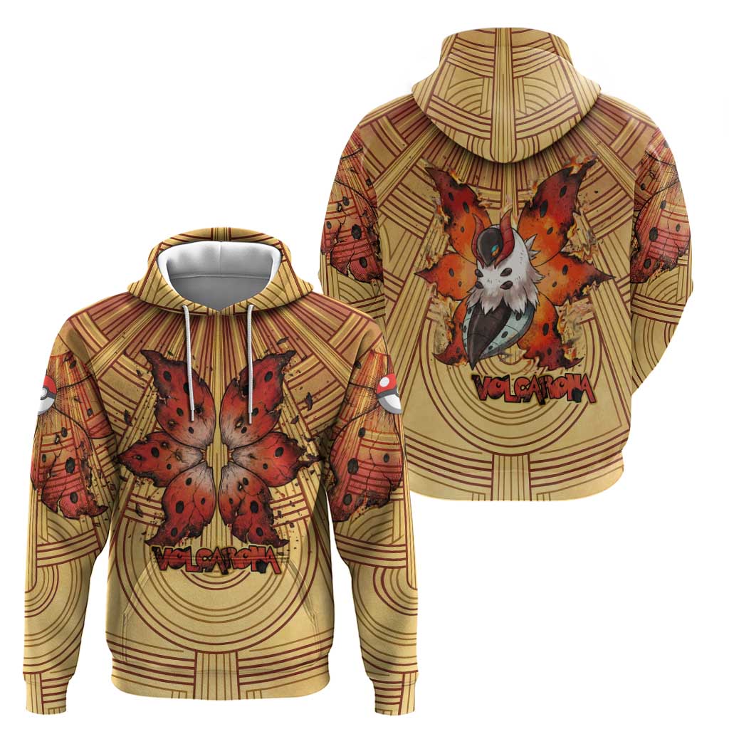 Volcarona Hoodie Aztec Sun God Tapestry Art