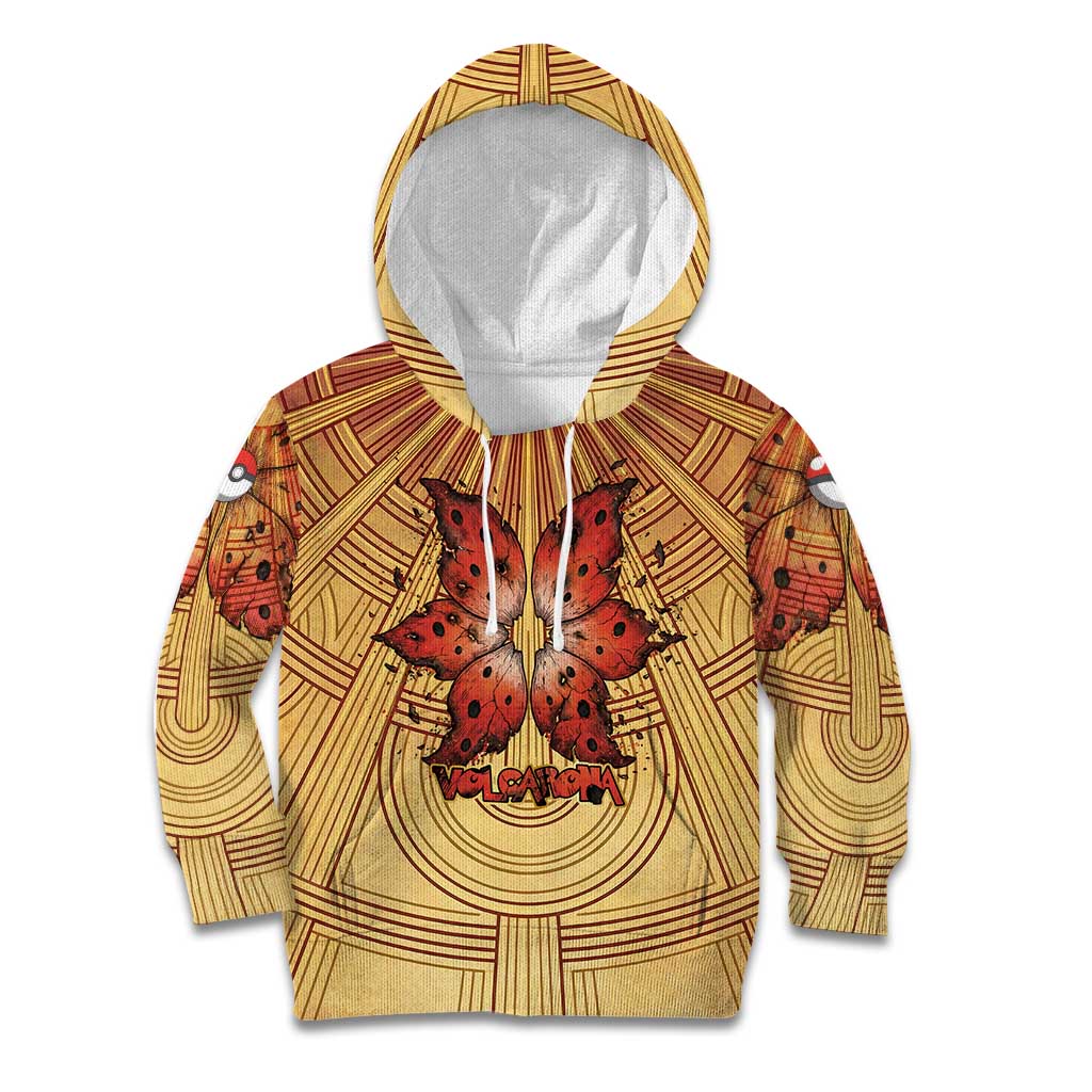 Volcarona Kid Hoodie Aztec Sun God Tapestry Art