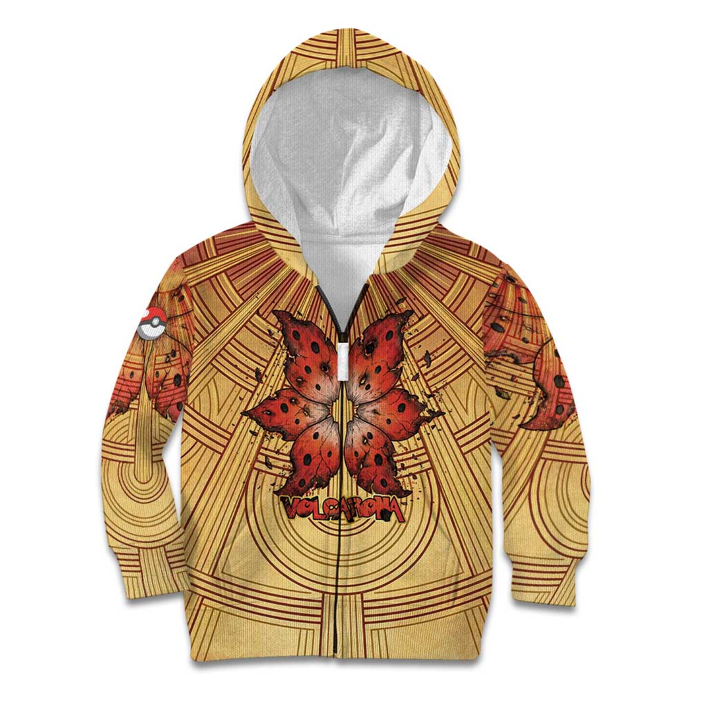 Volcarona Kid Hoodie Aztec Sun God Tapestry Art
