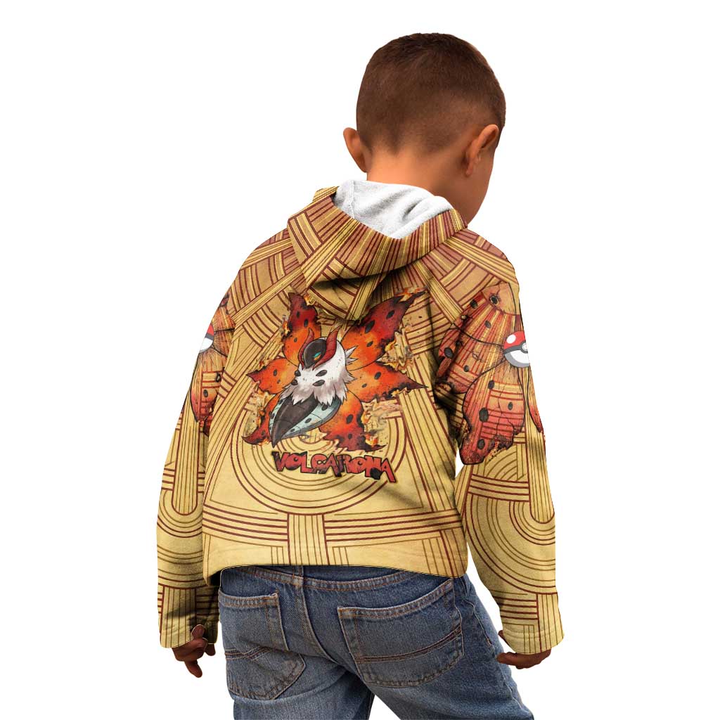 Volcarona Kid Hoodie Aztec Sun God Tapestry Art